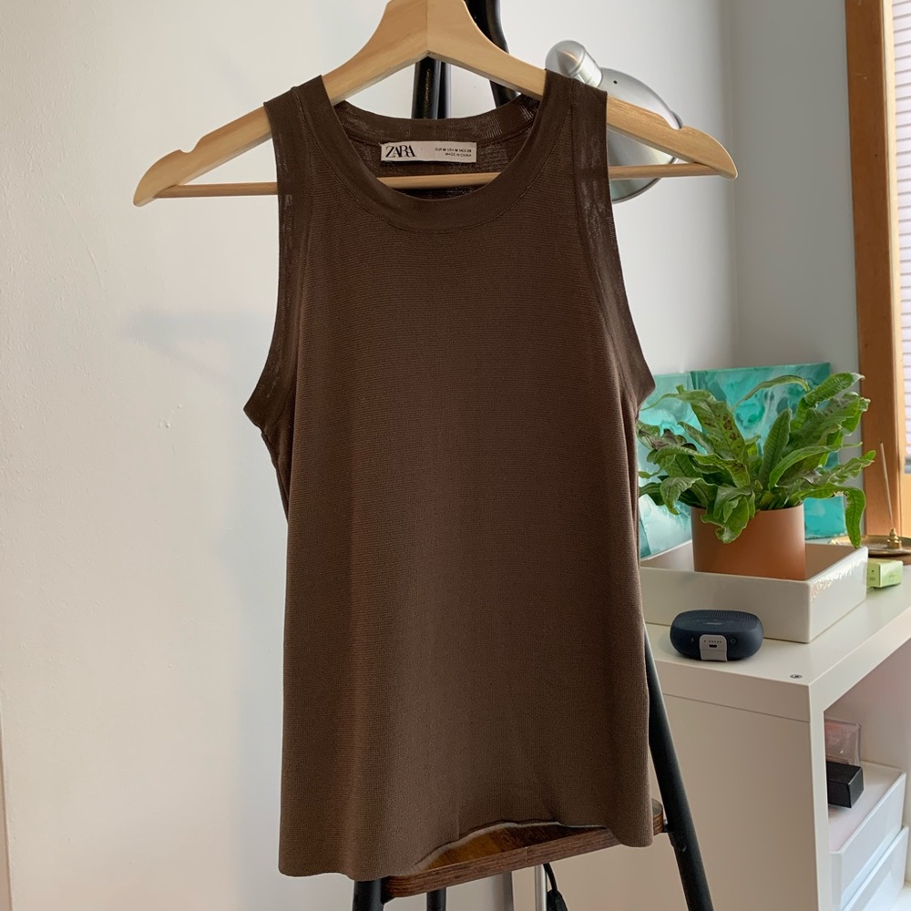 Zara Wide-Strap Tank